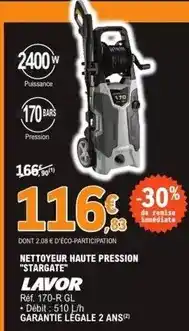 E.Leclerc Lavor - nettoyeur haute pression offre