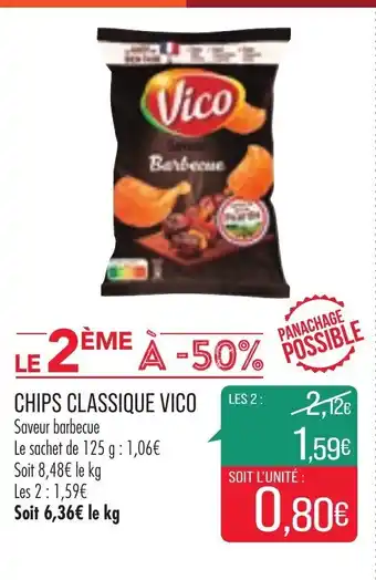 Match Chips Classique Vico offre