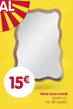 b&m Miroir bord ondulé offre