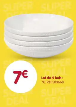 b&m Lot de 4 bols offre