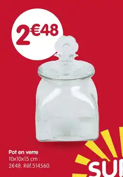 b&m Pot en verre offre