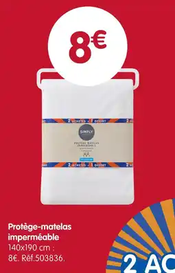 b&m Simply everyday protège-matelas imperméable offre