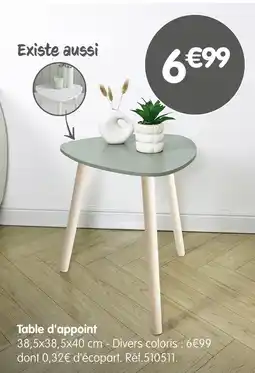 b&m Table d'appoint offre