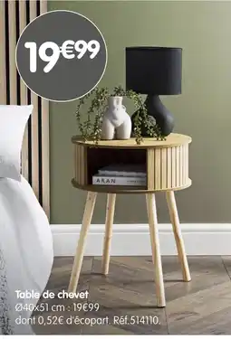 b&m Table de chevet offre