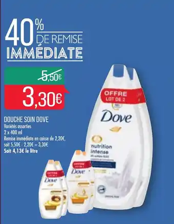 Match Douche Soin Dove offre