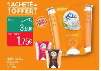 Match Bougie Glade offre