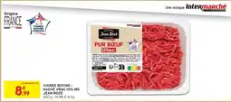 Intermarché Viande Bovine: Haché Vrac 15% MG Jean Rozé offre