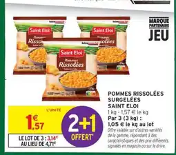 Intermarché POMMES RISSOLÉES SURGELÉES SAINT ELOI offre
