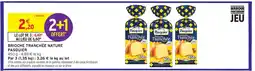 Intermarché Brioche Tranchée Nature Pasquier offre