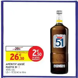 Intermarché Pastis 51 offre
