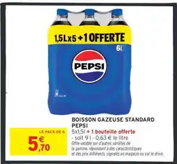 Intermarché BOISSON GAZEUSE STANDARD PEPSI offre