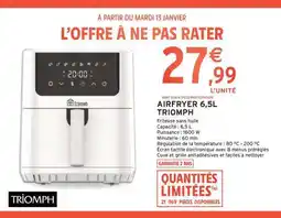 Intermarché AIRFRYER 6,5L TRIOMPH offre