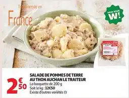 Auchan Supermarché Auchan - salade de pommes de terre au thon le traiteur offre