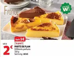 Auchan Supermarché Parts de flan offre