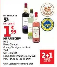 Auchan Supermarché Pierre chanau - igp ardèche offre