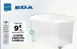 Centrakor Eda - le coffre a roulettes clipbox 40 l offre