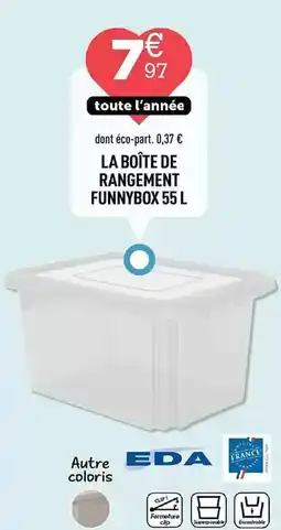 Centrakor Eda - la boîte de rangement funnybox offre