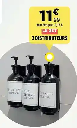 Centrakor 3 distributeurs offre