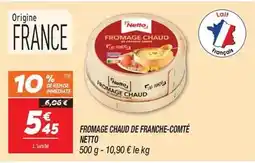 Netto Netto - fromage chaud de franche-comté offre
