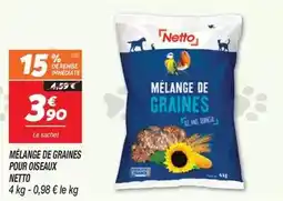 Netto Netto - mélange de graines pour oiseaux offre