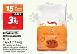 Netto Mix - croquettes pour chien senior offre