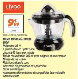 Netto Livoo - presse agrumes électrique offre