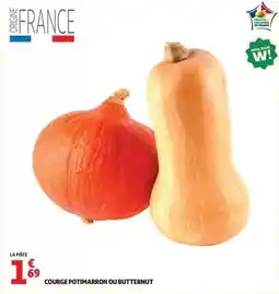 Auchan Supermarché Courge potimarron ou butternut offre