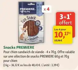 Maxi Zoo Premiere. - snacks offre