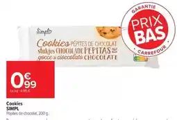 Carrefour Market Simply - cookies offre