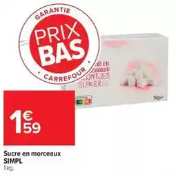 Carrefour Market Carrefour - sucre en morceaux offre