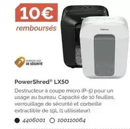 LDLC Powershred lx50 offre