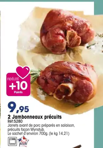 Croque Gel 2 Jambonneaux Prècuits offre