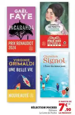 Super U Le livre de poche - sélection poches offre