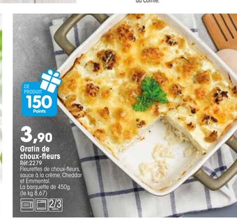 Croque Gel Gratin De Choux-Fleurs offre