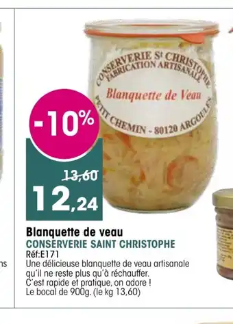 Croque Gel Blanquette De Veau offre