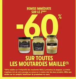 Intermarché MAILLE Sur toutes les moutardes offre