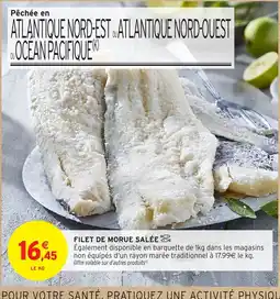 Intermarché Filet de morue salée offre