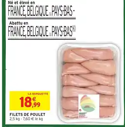Intermarché Filets de poulet offre