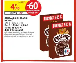 Intermarché Céréales chocapic nestlé offre