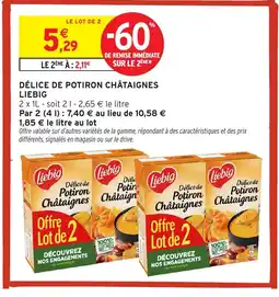 Intermarché LIEBIG Délice de potiron châtaignes offre