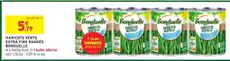 Intermarché BONDUELLE Haricots verts extra fins rangés offre