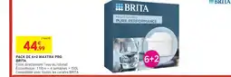 Intermarché BRITA Pack de 6+2 maxtra pro offre
