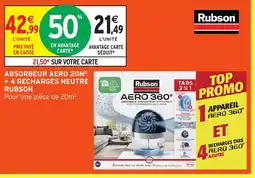 Intermarché RUBSON Absorbeur aero 20m² + 4 recharges neutre offre