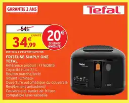Intermarché TEFAL Friteuse simply one offre