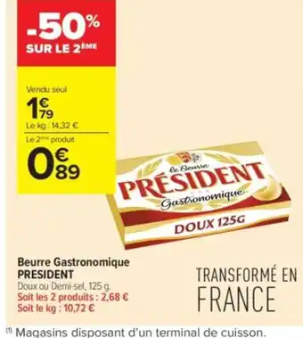PRESIDENT Beurre Gastronomique