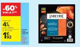 Carrefour Contact LABEYRIE Saumon Fumé offre