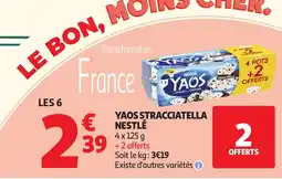 Auchan YAOS Stracciatella nestlé offre