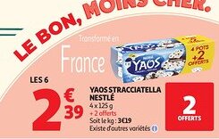 Auchan YAOS Stracciatella nestlé offre