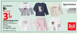 Auchan INEXTENSO Tee-shirt bébé offre