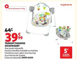 Auchan AUCHAN BABY Transat paradise offre